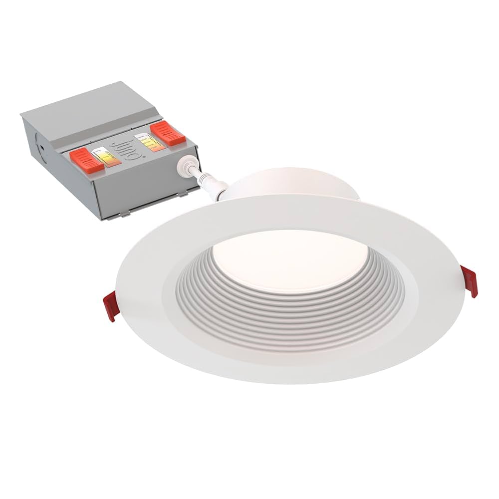 Juno LED Recessed Lights 6 Inch Round Wafer Downlight, 5-in
